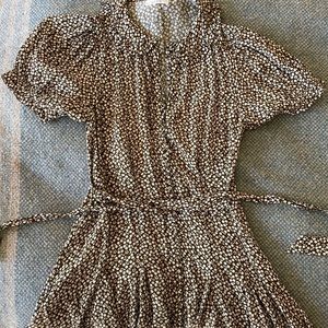 Doen Benedetta dress— olive cherry